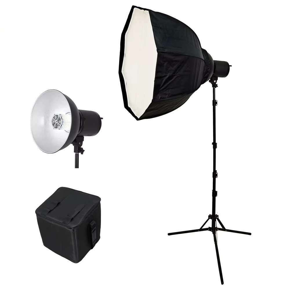 Photography Lighting Kit Portable - ชุดอุปกรณ์ถ่ายภาพไฟวงแหวนพกพา 150W พร้อมซอฟต์บ็อกซ์ สำหรับถ่ายวิดีโอ ถ่ายภาพยนตร์ และงานแต่งงาน