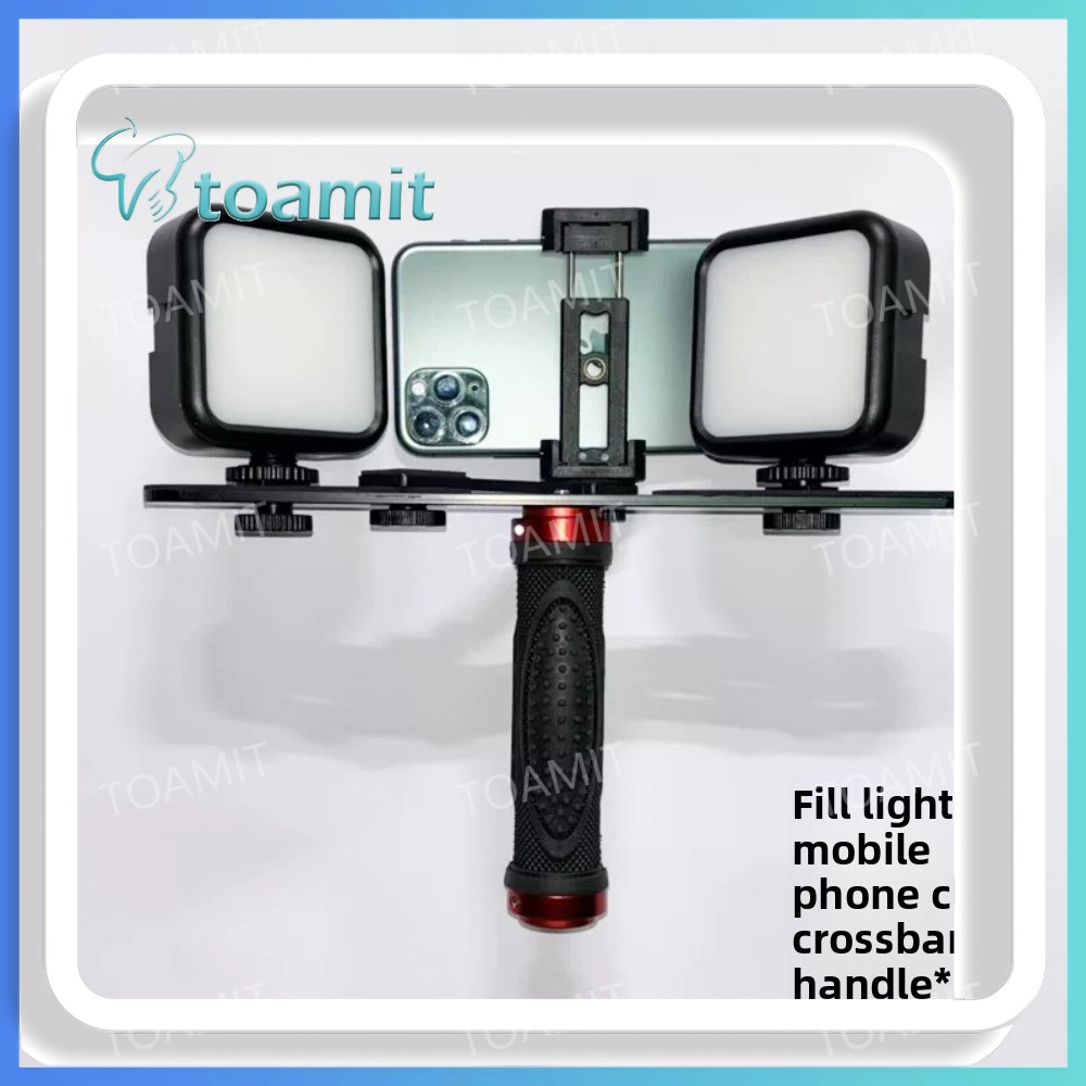 Photography Lighting Kit Portable - ไฟถ่ายภาพทางทันตกรรม, แฟลช LED บลูทูธสำหรับสมาร์ทโฟน, การถ่ายภาพการตรวจช่องปากและการฟอกสีฟัน, ชุดไฟเติมแบบพกพา