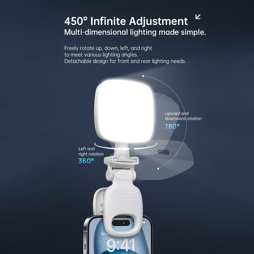 ไฟเซลฟี่แบบหนีบพกพาขนาดเล็ก LE - Photography Lighting Handheld บทวิจารณ์และราคา