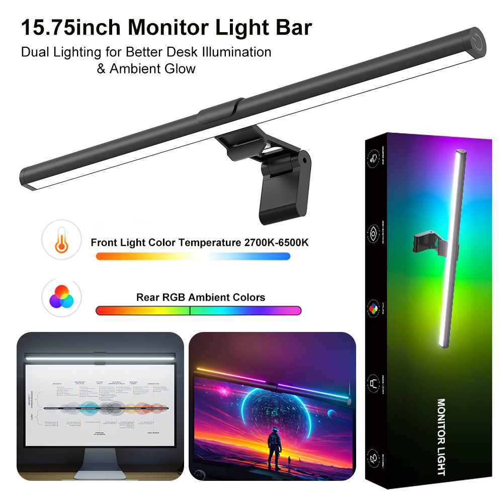 ไฟติดจอแบบแขวนเปลี่ยนสี RGB ใช - Photography Lighting Game บทวิจารณ์และราคา
