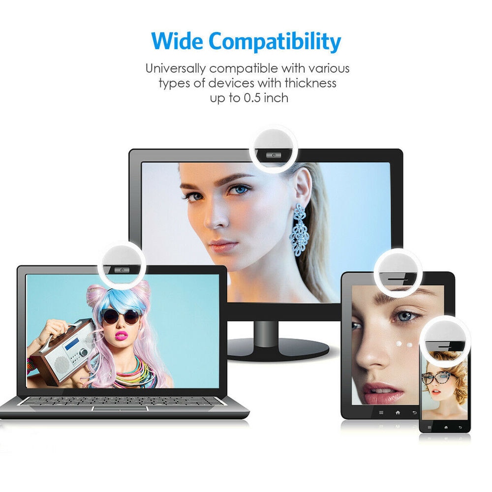 1 ชิ้นสายชาร์จ USB LED ไฟวงแหว - Photography Lighting Game บทวิจารณ์และราคา