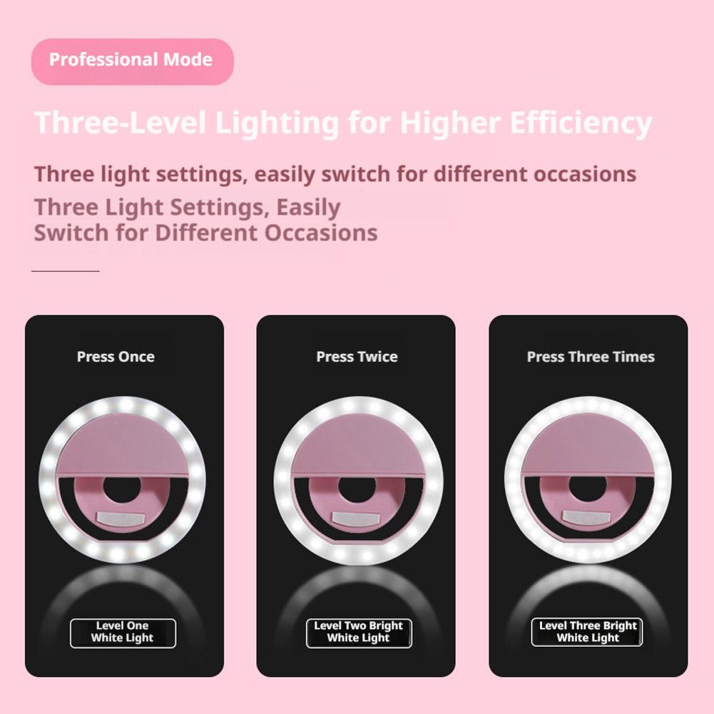 ไฟเซลฟี่แบบหนีบ ชาร์จ USB ได้  - Photography Lighting Game บทวิจารณ์และราคา