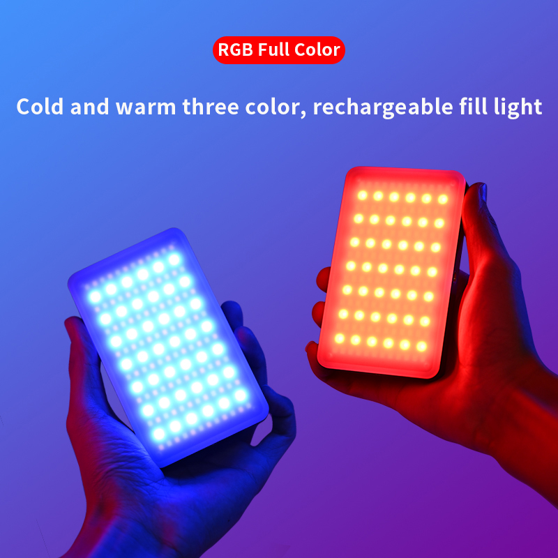 RGB Video Light แบบพกพา LED กล - Photography Lighting Handheld บทวิจารณ์และราคา