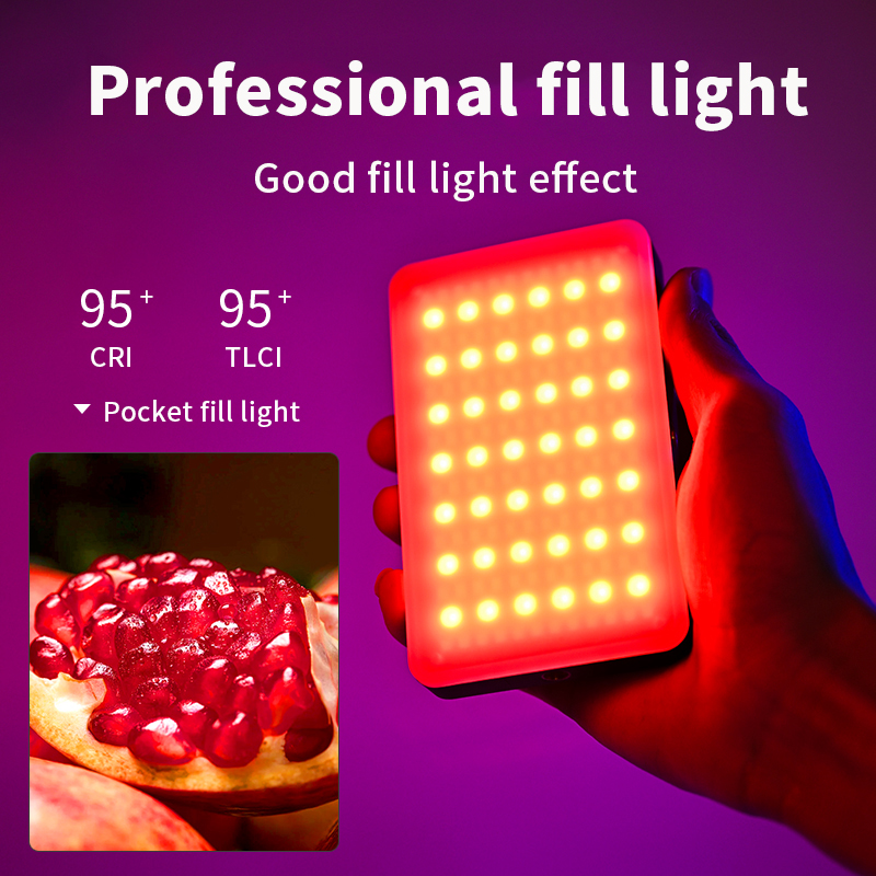 RGB Video Light แบบพกพา LED กล - Photography Lighting Handheld บทวิจารณ์และราคา