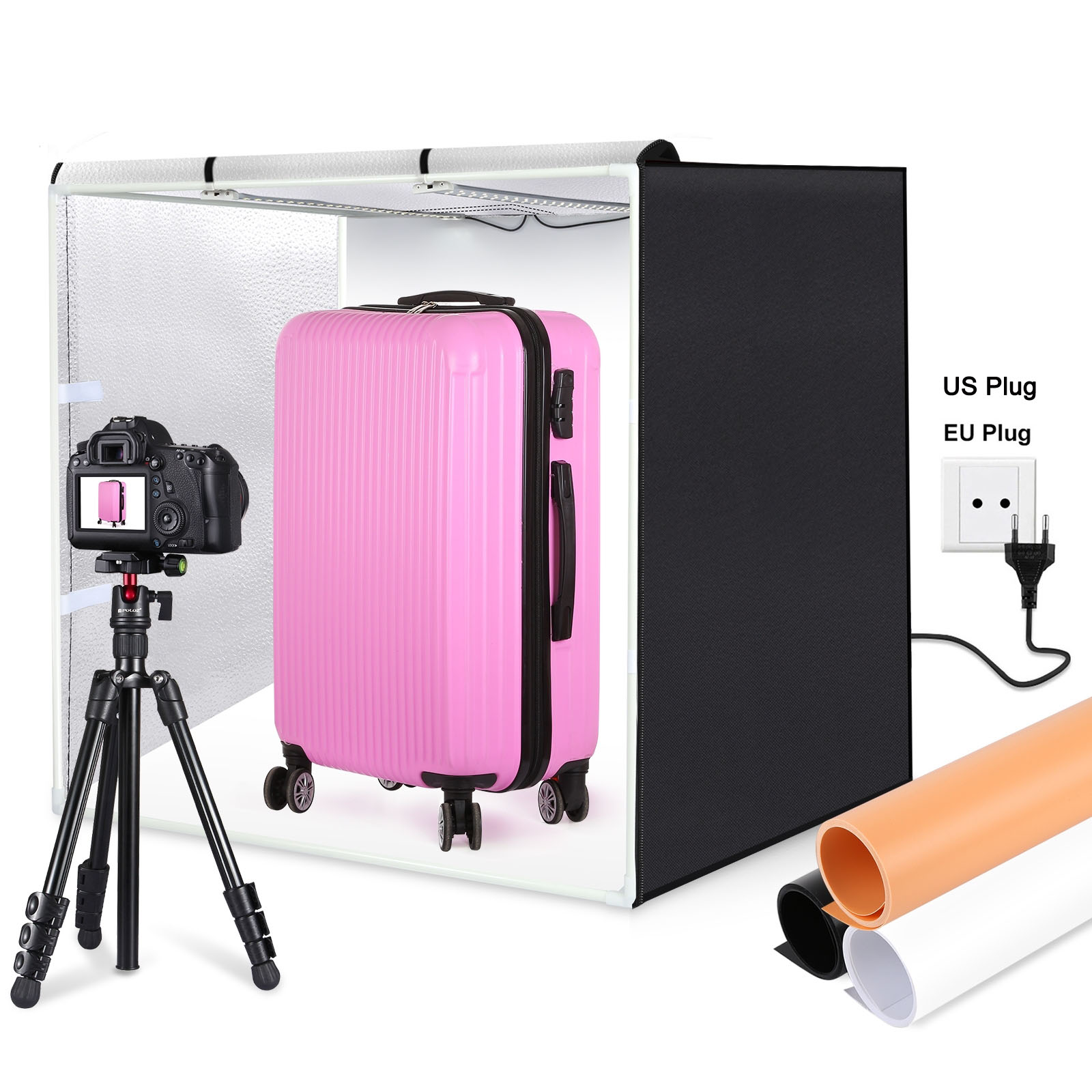 ชุดอุปกรณ์สตูดิโอถ่ายภาพแบบพกพ - Photography Lighting Kit Portable บทวิจารณ์และราคา