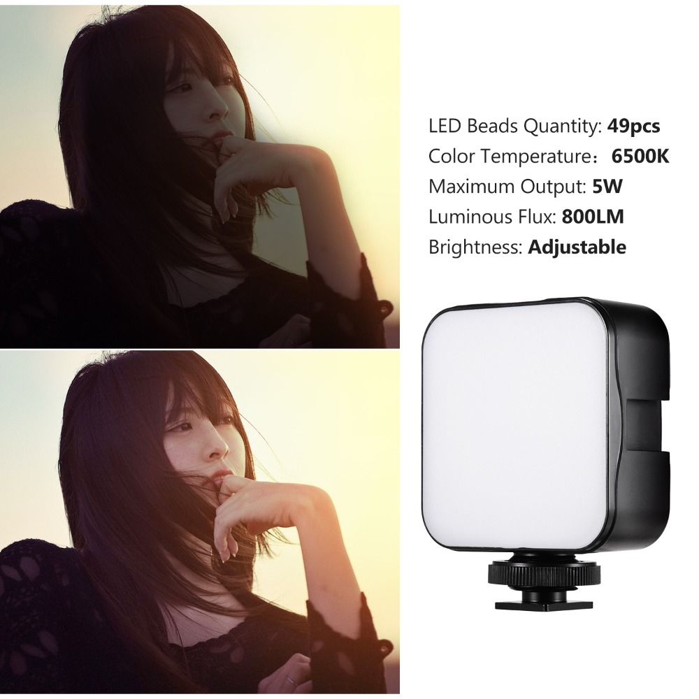 ไฟวิดีโอ LED 5W สำหรับถ่ายภาพด - Photography Lighting Brands บทวิจารณ์และราคา