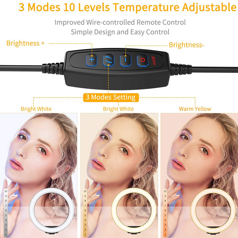 ไฟวิดีโอ 16/26/33 ซม. ไฟเซลฟี่ - Photography Lighting Description บทวิจารณ์และราคา