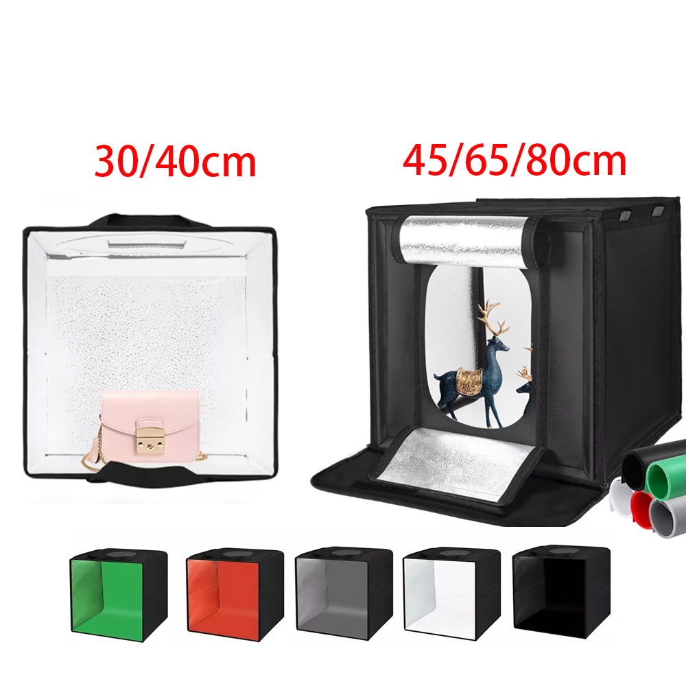 30/40/45 65 80 ซม.การถ่ายภาพเต - Photography Lighting Kit Portable บทวิจารณ์และราคา