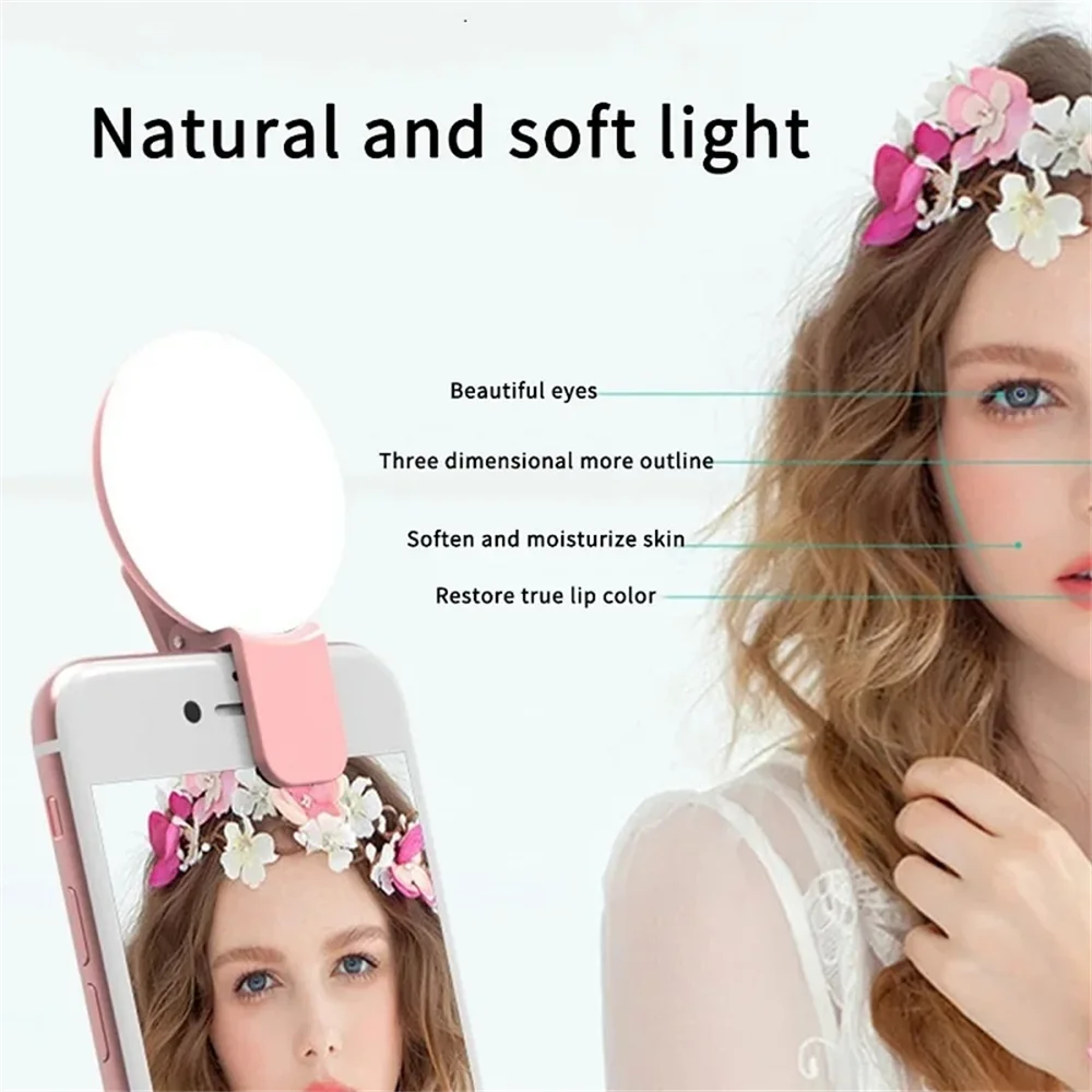 ไฟวงแหวนเซลฟี่ขนาดเล็กแบบพกพา  - Photography Lighting Game บทวิจารณ์และราคา