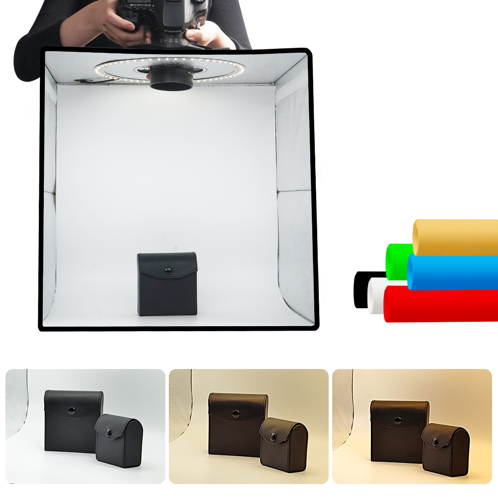กล่องไฟถ่ายภาพแบบปรับความสว่าง - Photography Lighting Kit Portable บทวิจารณ์และราคา